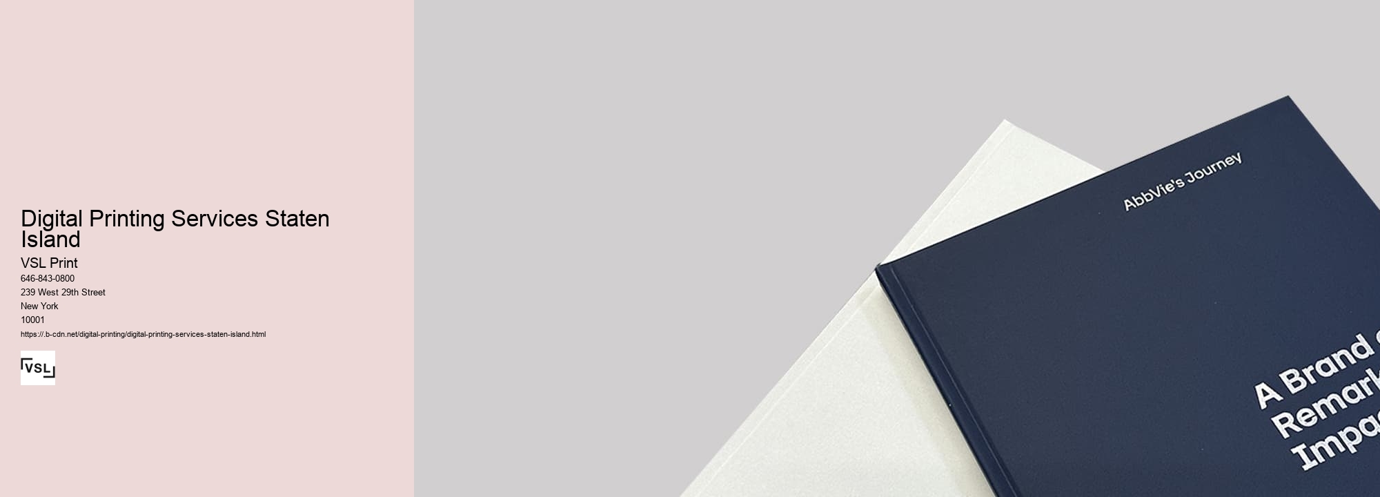 Digital Printing Services Staten Island